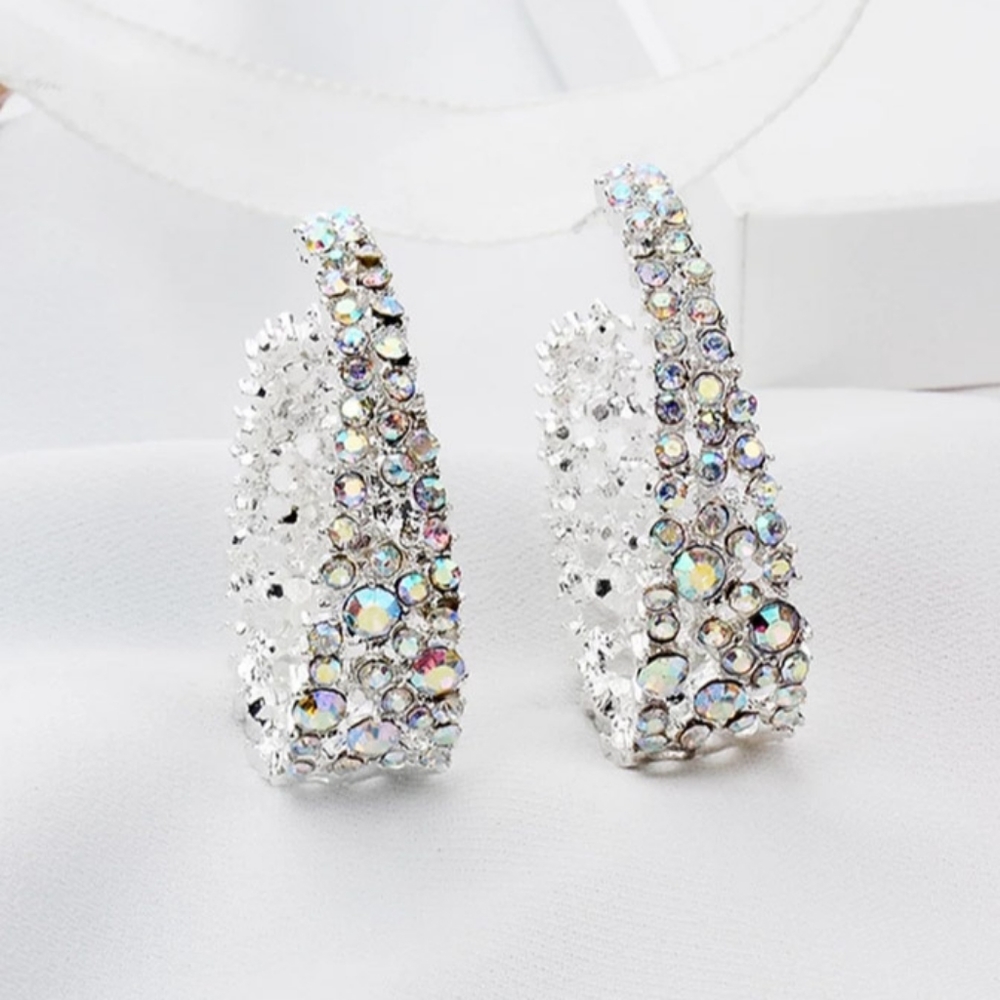 🎀 Boho Open Work Eardrop Earrings - Picture 6 of 7